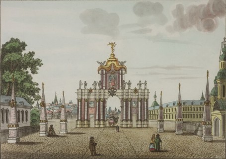 The Red Gates in Moscow, Between 1792 and 1820.