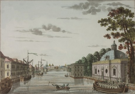 Fontanka River at the Summer Garden in Saint Petersburg, Between 1792 and 1820.