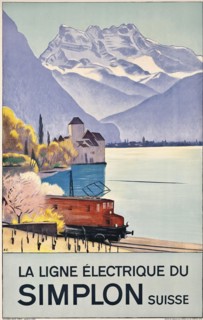 La Ligne Electrique du Simplon, 1928.
