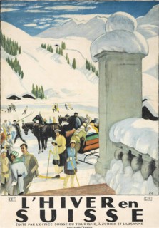 L'Hiver en Suisse, 1921.