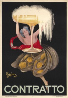 Cappiello, affiche pour le vin Contratto, 1922