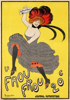Cappiello, affiche pour le journal "Frou-Frou", 1899