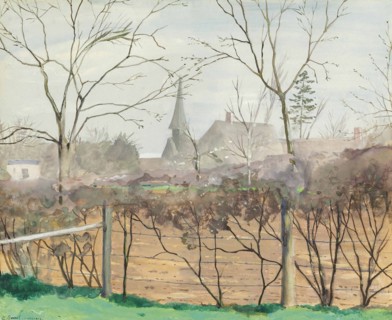 Spring landscape at Grandvilliers, 1929.