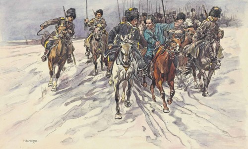 The Russo-Japanese War: a detachment of Baikal Cossacks, 1904.