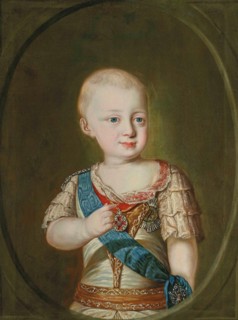 Portrait of Grand Duke Constantine Pavlovich of Russia (1779-1831) as child.