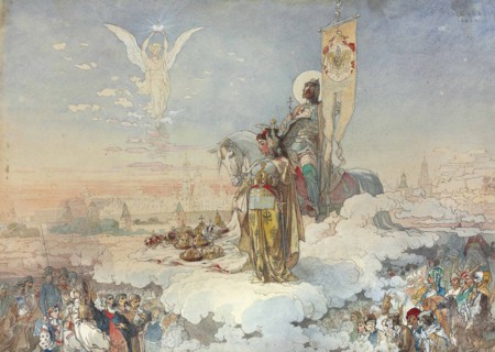 Allegory on the Coronation of Empreror Alexander III, 1883.