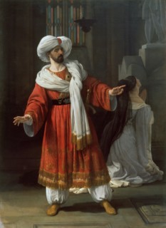Giovanni David as Agobar in Opera "Gli arabi nelle Gallie" by Giovanni Pacini, 1830.