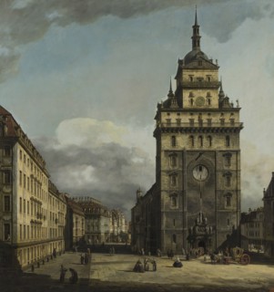 The Dresden Kreuzkirche (Church of the Cross), ca 1751-1753.
