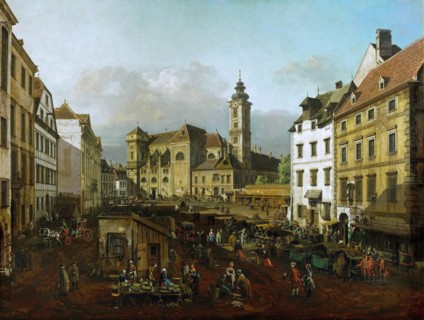 Freyung in Vienna, View from the southeast, 1759-1760.