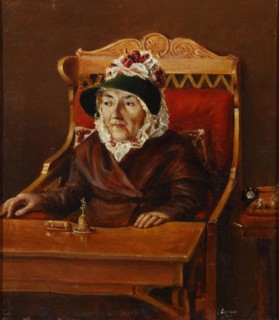Portrait of Yekaterina Alexandrovna Arkharova, née Rimskaya-Korsakova (1755-1836), 1830s.