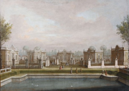 The Menagerie in the Kuskovo Palace Park, Mid of the 18th century.