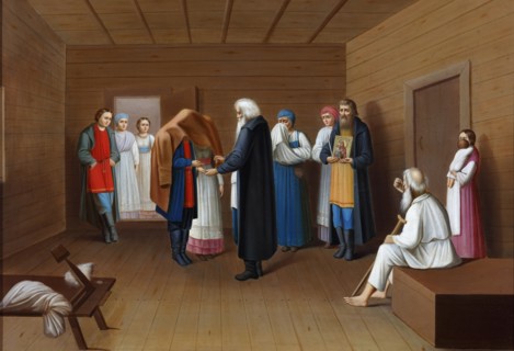 An engagement, Mid of the 19th century.