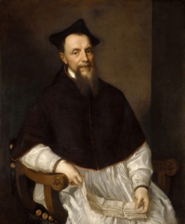 Portrait of Ludovico Beccadelli (1501-1572), Bishop of Bologna, 1552.