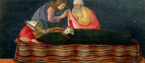The Extraction of the Heart of Saint Ignatius (predella panel of the St Barnabas Altarpiece), ca 148