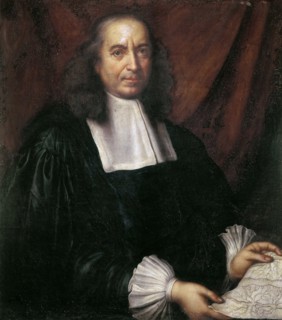 Portrait of Marcello Malpighi (1628-1694).
