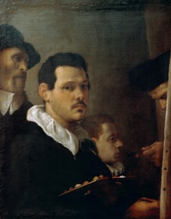 Self-Portrait with Other Figures, ca 1593.