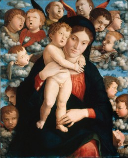 Madonna and Child with a Choir of Cherubs (Madonna of the Cherubim), 1485-1490.