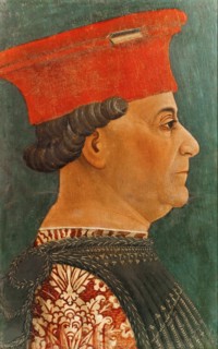 Portrait of Francesco Sforza (1401-1466), ca 1460.