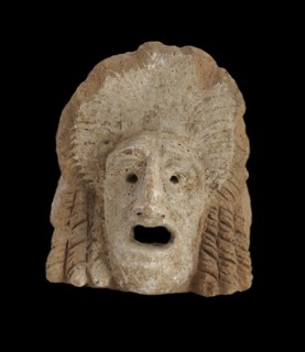 Antefix in the Form of a Tragic Theatrical Mask, 1st century.