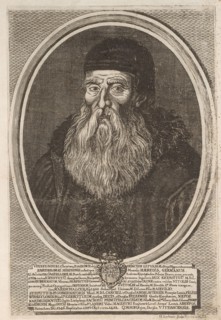 Voyszundus I. Christian (?-1412). From: Icones Familiae Ducalis Radivilianae, 1758.