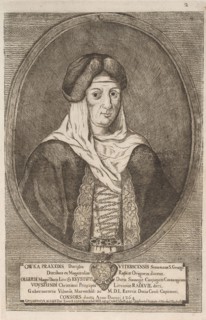 Owka Prakseda Radziwill. From: Icones Familiae Ducalis Radivilianae, 1758.