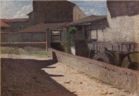 Old mill in Volpedo, 1903.