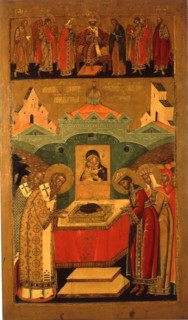 The Deposition of the Robe of the Mother of God, First Half of 17th century.