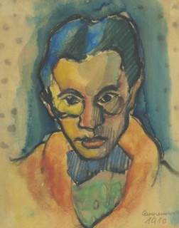 Portrait of Heinrich Campendonk (1889-1957), 1910.