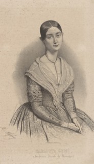 Ballet dancer Carlotta Grisi (1819-1899), Early 1840s.