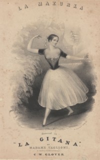 Mazurka danced in La Gitana by Marie Taglioni, c1840.