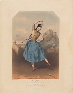Krakowiak, danced by Fanny Elssler (1810-1884) in ballet La Gipsy, c1840.