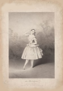 Marie Taglioni dancing Polonaise, 1847.