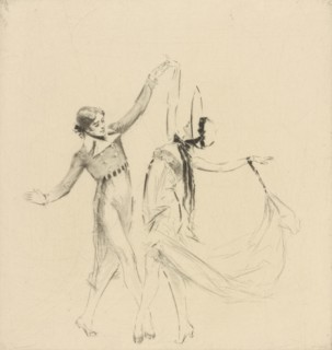 Anna Pavlova dancing a Gavotte, 1922.
