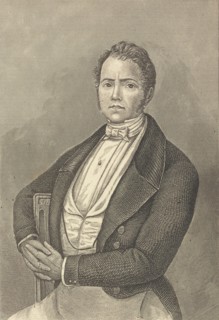 Portrait of the dancer and choreographer Carlo Blasis (1797-1878).