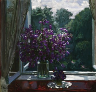 Bluebells by the Window, 1926.