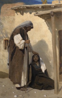 Jesus Christ with Mary Magdalene.