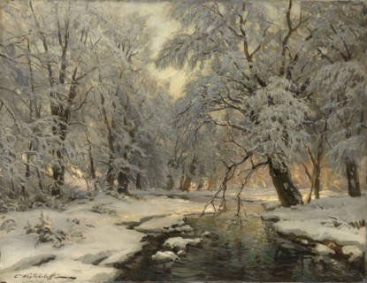 Winter in the Forest, c1930.