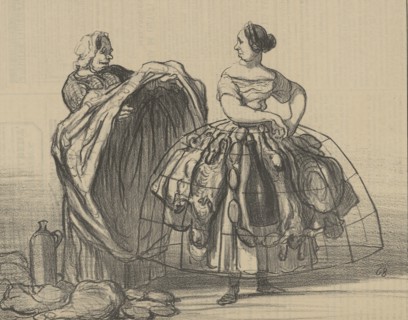 De l'utilité de la crinoline pour frauder l'octroi (On the usefulness of the crinoline to smugglers)