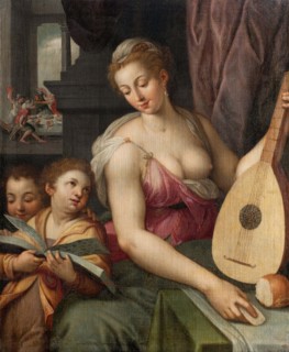 Allegory of Music, c1570.