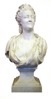 Bust of Catherine the Great, Empress of Russia, 1786. Creator: Feodosy Shchedrin.