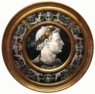 Medallion with a portrait of the Roman Emperor Domitian, 16th century. Artist: Unknown