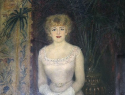 'Portrait of the Actress Jeanne Samary', 1878.  Artist: Pierre-Auguste Renoir