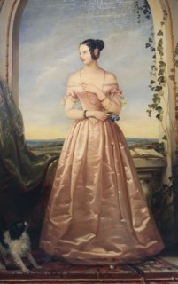 'Portrait of the Grand Duchess Alexandra Nikolaevna', 1840.  Artist: Christina Robertson