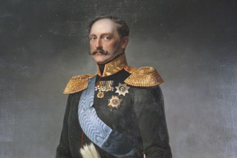 'Portrait of Emperor Nicholas I', mid 19th century. Artist: Unknown