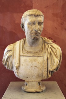 Bust of a Roman, supposedly Domitius Corbulo, first half of 1st century BC. Artist: Unknown