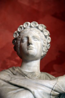 Statue of Polyhymnia, Muse of Sacred Song, Oratory, and Singing. Artist: Unknown