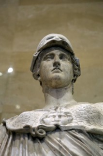 Statue of Athena, Goddess of Wisdom and Just War, and patroness of crafts, 2nd century. Artist: Unknown