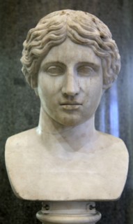 Head of an Amazon, early 1st century. Artist: Unknown