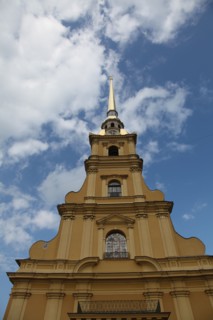 Bell tower, Peter and Paul Cathedral, St Petersburg, Russia, 2011. Artist: Sheldon Marshall