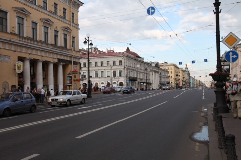 Nevsky Prospect, St Petersburg, Russia, 2011. Artist: Sheldon Marshall